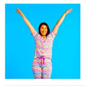 NEVER OPENED NWT/ LISA FRANK X POSH PEANUT Women’s Markie Magic Relaxed PJs XXXL